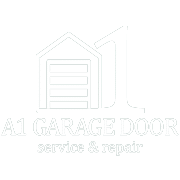 A1 Garage Door Repair White Logo